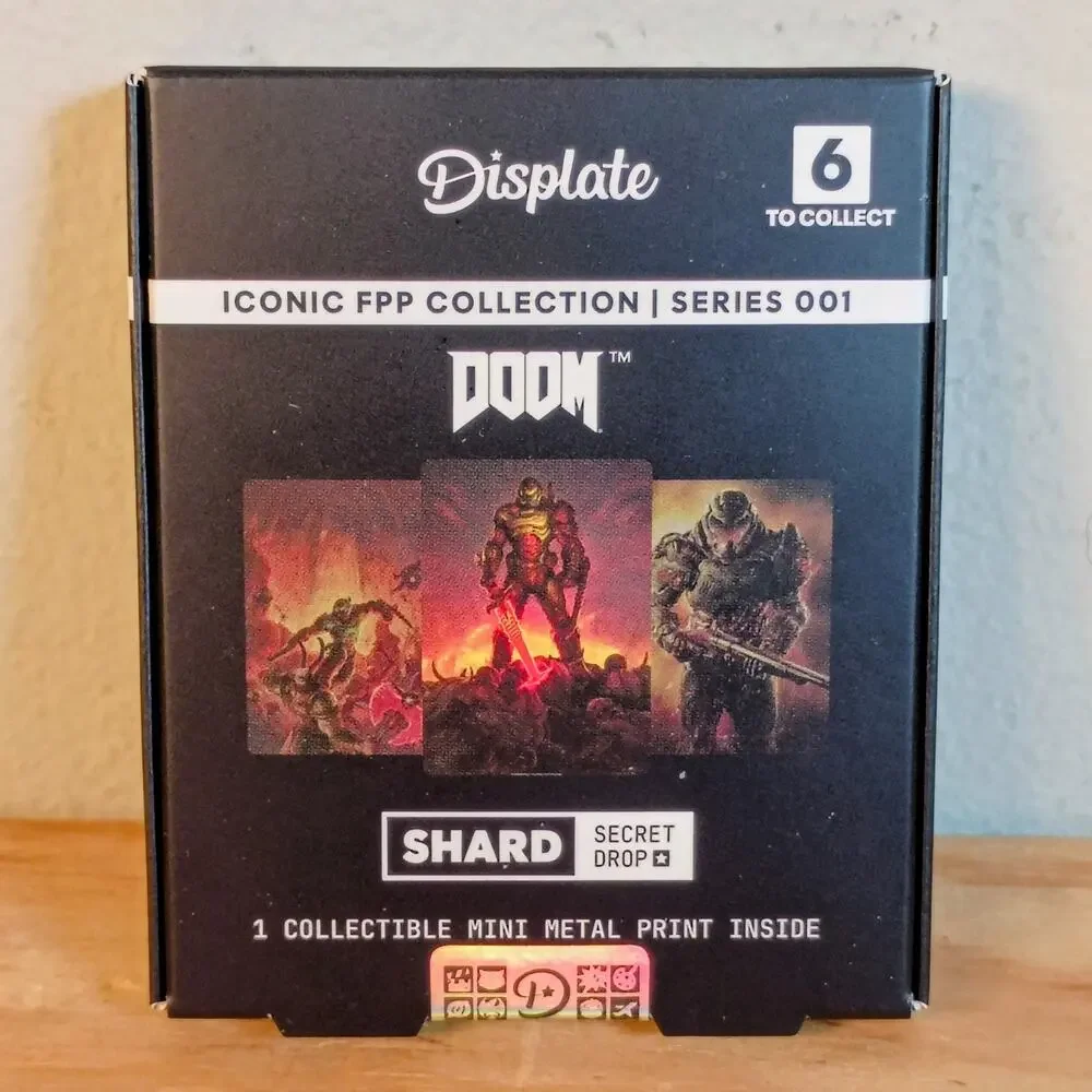 Displate DOOM Shard Secret Drop Mini Metal Print Series 001 Blind Box New Sealed